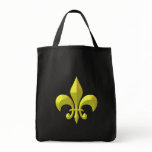 Yellow Gold Metallic Canvas Bag