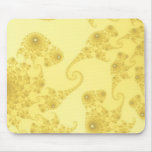 Yellow Gold Seahorse Herd Mousepad