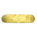 Yellow Gold Seahorse Herd Skateboard