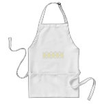 yellow grey argyle aprons