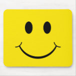 Yellow Happy Face Mousepad