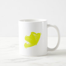 Yellow Hearts Coffee Mug
