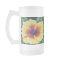 Yellow Hibiscus Coffee Mug