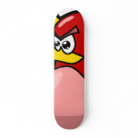 yellow horned red devil bat skateboards