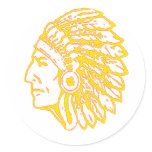 Yellow Indian copy stickers