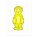 Yellow Jelly Baby Post Cards