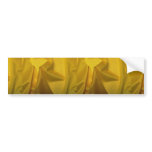 Yellow jersey material bumper sticker
