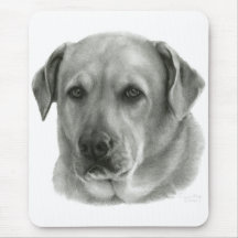 Yellow Lab Mix Mouse Mat