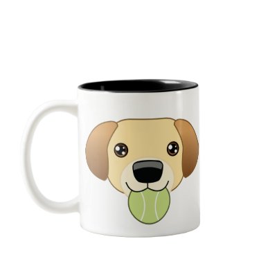 Yellow Lab Mug by JustDogs