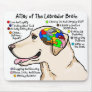 Yellow Labrador Brain Atlas Mousepad