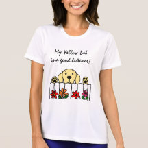 Yellow Labrador watching you Shirts