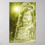 Yellow Lighthouse Poster Print