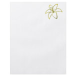Yellow Lily Personalized Flyer