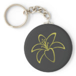 Yellow Lily keychains