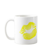 Yellow Lips Mugs