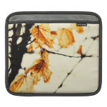 Yellow maple leaves ipad case sleeves for iPads