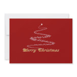 Yellow Merry Christmas Invitation Template
