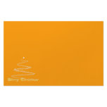 Yellow Merry Christmas Stationery