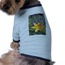 yellow Mikado Daylilies, (Hemerocallis) flowers Doggie T Shirt