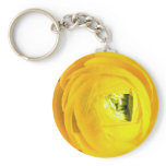 Yellow mum, close-up key chains