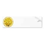 Yellow Mums Bumper Sticker