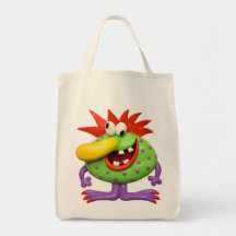 Yellow Nose Monster Bag