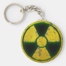 Yellow Nuke Key Chain