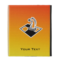 Yellow Orange Chess iPad Cases