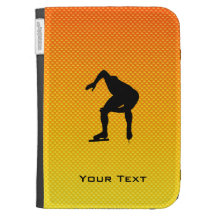 Yellow Orange Speed Skater Cases For Kindle