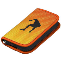 Yellow Orange Speed Skater Folio Planners