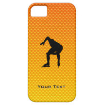 Yellow Orange Speed Skater iPhone 5 Case