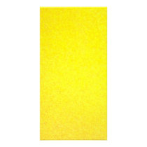 Yellow outside personalized photo card