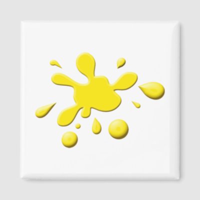 Yellow Paint Splodge