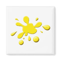 Yellow Paint Splodge