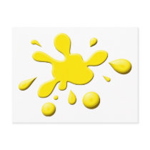 Yellow Paint Splodge