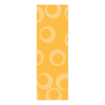 Yellow pattern of circles. Retro. Business Card Template