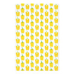 Yellow Pattern of Peppers. stationery