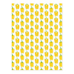 Yellow Pattern of Peppers. postcards