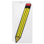 yellow pencil icon rack card design