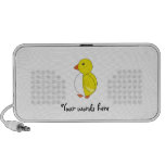 Yellow penguin laptop speaker