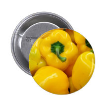 Yellow Peppers Background Pinback Button