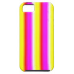 yellow pink rainbow stripe iPhone 5 case