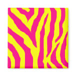 Yellow & Pink Zebra magnets