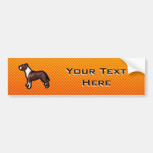 Yellow Pitbull Bumper Sticker