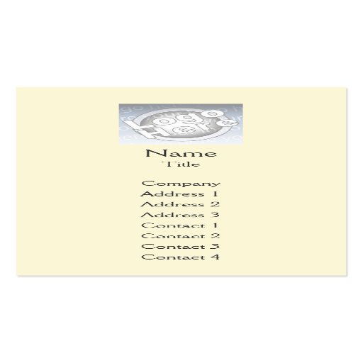 Yellow Plain Vertical - Business Business Cards
