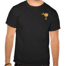 Yellow Pocket Palmetto T Shirts