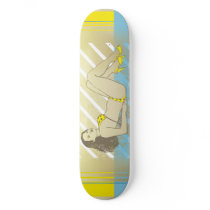Yellow Polka Dot Bikini Skate Board Decks