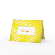 Yellow Polkadot Card