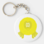 Yellow Pom Pom Pal Keychain