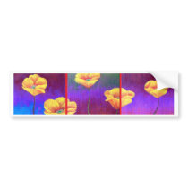 Yellow Poppy Flower Painting - Multi